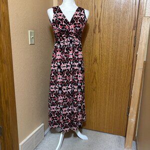 (SOLD) Notations Ladies Maxi Dress PS NWOT, V-neck, slimming Empire waist